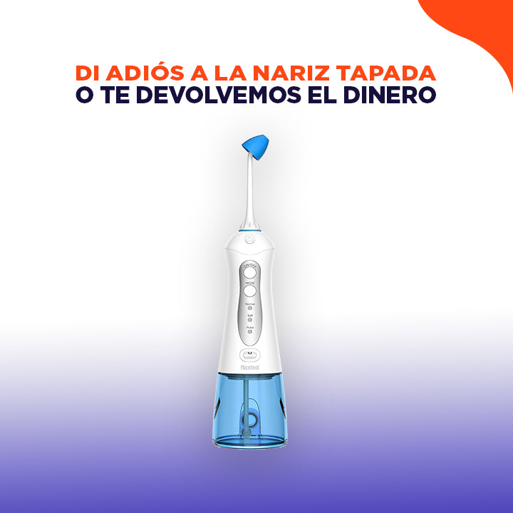 NoseCleaner | Dispositivo de irrigación nasal para descongestión y respiración libre