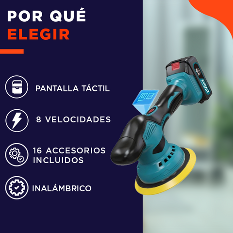 CarPolisher || Pulidora de coche inalámbrica para un brillo profesional
