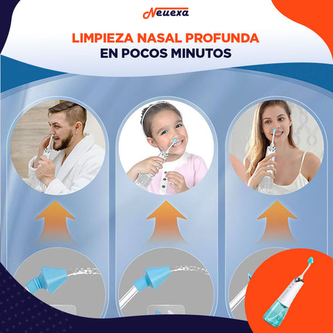 NoseCleaner | Un dispositivo para eliminar las impurezas nasales y ayudar a respirar con facilidad.